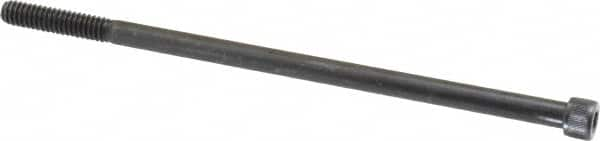 Value Collection - 1/4-20 UNC Hex Socket Drive, Socket Cap Screw - Alloy Steel, Black Oxide Finish, Partially Threaded, 5-1/2" Length Under Head - Caliber Tooling