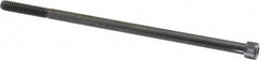 Value Collection - 1/4-20 UNC Hex Socket Drive, Socket Cap Screw - Alloy Steel, Black Oxide Finish, Partially Threaded, 5-1/2" Length Under Head - Caliber Tooling