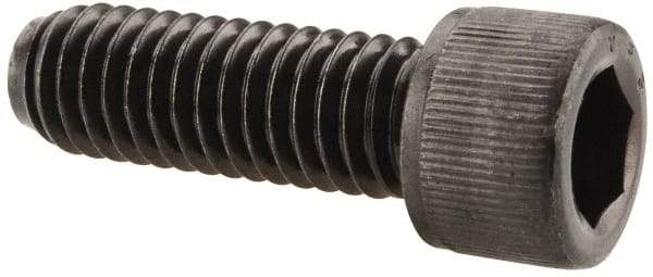 Value Collection - 3/8-16 UNC Hex Socket Drive, Socket Cap Screw - Alloy Steel, Black Oxide Finish, Fully Threaded, 1-1/8" Length Under Head - Caliber Tooling