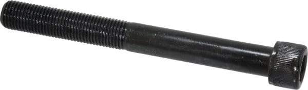 Value Collection - 3/8-24 UNF Hex Socket Drive, Socket Cap Screw - Alloy Steel, Black Oxide Finish, Partially Threaded, 3-1/2" Length Under Head - Caliber Tooling