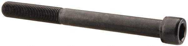 Value Collection - 3/8-24 UNF Hex Socket Drive, Socket Cap Screw - Alloy Steel, Black Oxide Finish, Partially Threaded, 4" Length Under Head - Caliber Tooling