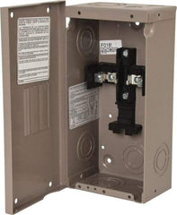 Eaton Cutler-Hammer - 2 Circuits, 120/240 VAC, 40 Amp Main, 14 AWG, Surface, Indoor Main Lug Load Center - 1 Phase, 1 NEMA Rating, 4-1/2 Inch Wide x 3.13 Inch Deep x 9-1/2 Inch High - Caliber Tooling