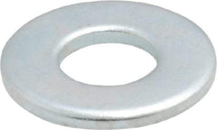 Value Collection - 1/4" Screw, Steel SAE Flat Washer - 9/32" ID x 5/8" OD, 1/16" Thick, Zinc-Plated Finish - Caliber Tooling