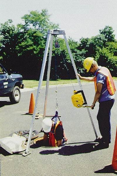 Gemtor - Confined Space Entry & Retrieval Systems Hoist Type: Tripod Hoist Base: Portable - Caliber Tooling