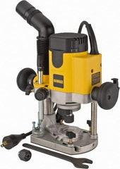 DeWALT - 8,000 to 24,000 RPM, 2 HP, 10 Amp, Plunge Base Electric Router - 1/4 and 1/2 Inch Collet - Caliber Tooling