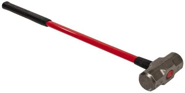 Proto - 8 Lb Head, 32" Long Sledge Hammer - Steel Head, Fiberglass Handle - Caliber Tooling