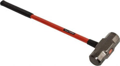 Proto - 12 Lb Head, 32" Long Sledge Hammer - Steel Head, Fiberglass Handle - Caliber Tooling