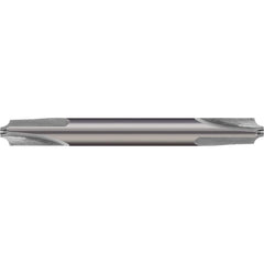 Micro 100 - 13/64" Radius, 5/8" Diam, 3 Flute Solid Carbide Corner Rounding End Mill - Exact Industrial Supply