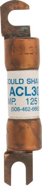 Ferraz Shawmut - 30 Amp General Purpose Round Forklift & Truck Fuse - 125VAC, 125VDC, 3.07" Long x 0.5" Wide, Bussman ACL30, Ferraz Shawmut ACL30 - Caliber Tooling