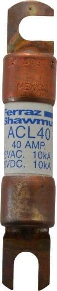 Ferraz Shawmut - 40 Amp General Purpose Round Forklift & Truck Fuse - 125VAC, 125VDC, 3.07" Long x 0.5" Wide, Bussman ACL40, Ferraz Shawmut ACL40 - Caliber Tooling