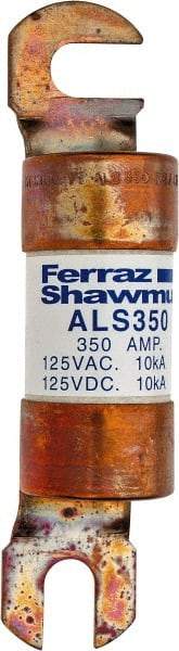 Ferraz Shawmut - 350 Amp General Purpose Round Forklift & Truck Fuse - 125VAC, 125VDC, 4.71" Long x 1" Wide, Bussman ALS350, Ferraz Shawmut ALS350 - Caliber Tooling