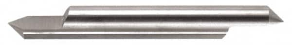 Accupro - 1/2 Inch Diameter, 3 Inch Overall Length, 5/8 Inch Split Length, Solid Carbide, Conical Point Split End Carbide Blank - Single End, 60° Point - Caliber Tooling