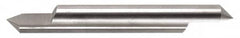 Accupro - 5/16 Inch Diameter, 4 Inch Overall Length, 1/2 Inch Split Length, Solid Carbide, Conical Point Split End Carbide Blank - Single End, 30° Point - Caliber Tooling