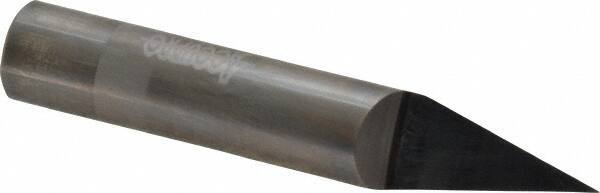 Accupro - 1/2 Inch Diameter, 3 Inch Overall Length, 5/8 Inch Split Length, Solid Carbide, Conical Point Split End Carbide Blank - Single End, 30° Point - Caliber Tooling