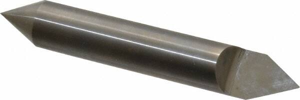 Accupro - 3/8 Inch Diameter, 2-1/2 Inch Overall Length, 1/2 Inch Split Length, Solid Carbide, Conical Point Split End Carbide Blank - Single End, 60° Point - Caliber Tooling