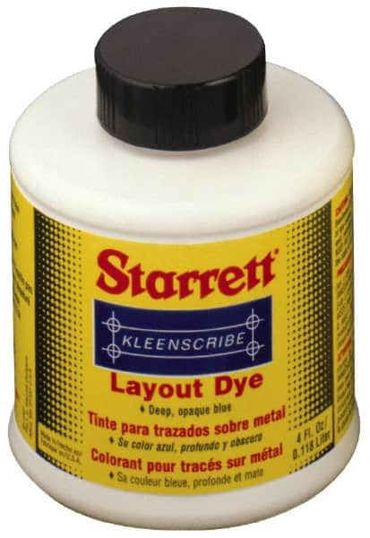 Starrett - Blue Layout Fluid - 32 Ounce Can - Caliber Tooling