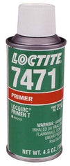 Loctite - 4.5 Fluid Ounce Aerosol, Amber, Liquid Primer - Series 7471, Hand Tool Removal - Caliber Tooling