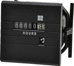 Trumeter - 7 Digit Wheel Display Hour Meter - No Reset - Caliber Tooling