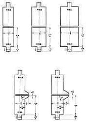 Made in USA - Press Brake Punch and Die Set - 8 Ft. Punch and Die Length - Caliber Tooling