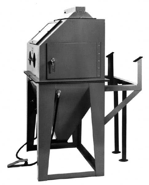 Econoline - 44" Wide x 82" High x 74" Deep Sandblasting Cabinet - Working Dimensions 40" Wide x 32" High x 40" Deep - Caliber Tooling