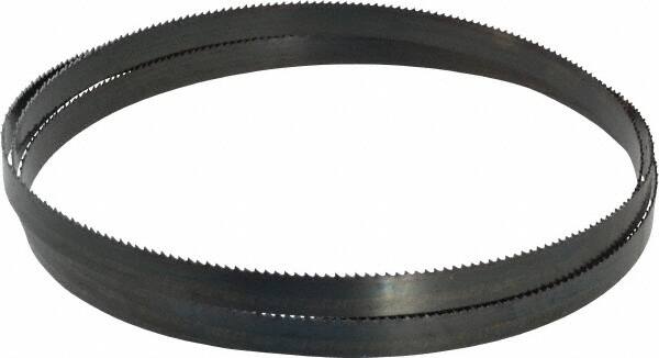 Starrett - 10 TPI, 5' 8" Long x 1/2" Wide x 0.025" Thick, Welded Band Saw Blade - Carbon Steel, Toothed Edge, Raker Tooth Set, Flexible Back, Contour Cutting - Caliber Tooling