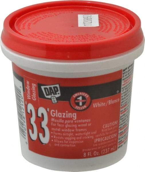 DAP - 8 oz Glazing Compound - White - Caliber Tooling