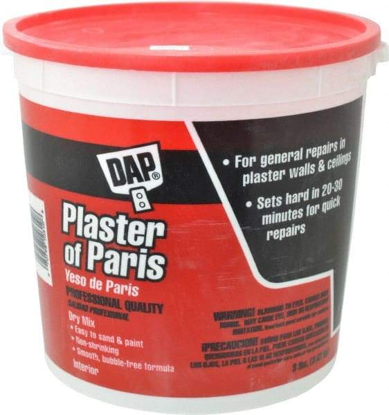 DAP - 8 Lb Drywall/Plaster Repair - White, Plaster of Paris - Caliber Tooling