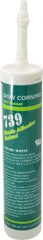 Dow Corning - 10.1 oz Cartridge White RTV Silicone Joint Sealant - -49 to 392°F Operating Temp, 75 min Tack Free Dry Time, 24 to 72 hr Full Cure Time, Series 739 - Caliber Tooling