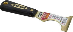 Hyde Tools - 2-1/2" Wide Brass Taping Knife - Stiff, Nylon Handle, 7-1/4" OAL - Caliber Tooling