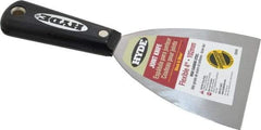 Hyde Tools - 4" Wide Carbon Steel Taping Knife - Flexible, Nylon Handle, 8" OAL - Caliber Tooling