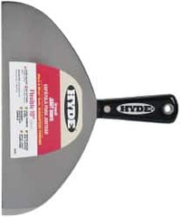 Hyde Tools - 10" Wide Carbon Steel Taping Knife - Flexible, Nylon Handle, 8-1/4" OAL - Caliber Tooling