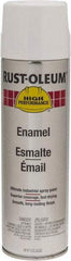 Rust-Oleum - White, 15 oz Net Fill, Gloss, Enamel Spray Paint - 14 Sq Ft per Can, 15 oz Container, Use on Rust Proof Paint - Caliber Tooling