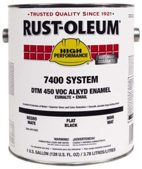 Rust-Oleum - 1 Gal Forest Green Gloss Finish Industrial Enamel Paint - Interior/Exterior, Direct to Metal, <450 gL VOC Compliance - Caliber Tooling