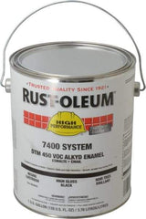 Rust-Oleum - 1 Gal Black High Gloss Finish Industrial Enamel Paint - Interior/Exterior, Direct to Metal, <450 gL VOC Compliance - Caliber Tooling