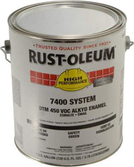 Rust-Oleum - 1 Gal Safety Green Gloss Finish Industrial Enamel Paint - Interior/Exterior, Direct to Metal, <450 gL VOC Compliance - Caliber Tooling