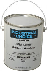 Rust-Oleum - 1 Gal Silver Gray Semi Gloss Finish Alkyd Enamel Paint - Interior/Exterior, Direct to Metal, <250 gL VOC Compliance - Caliber Tooling