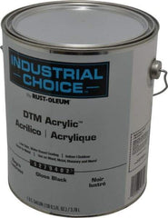 Rust-Oleum - 1 Gal Black Gloss Finish Acrylic Enamel Paint - Interior/Exterior, Direct to Metal, <250 gL VOC Compliance - Caliber Tooling