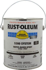 Rust-Oleum - 1 Gal High Gloss Silver Gray Water-Based Epoxy - 200 to 350 Sq Ft/Gal Coverage, <250 g/L VOC Content - Caliber Tooling