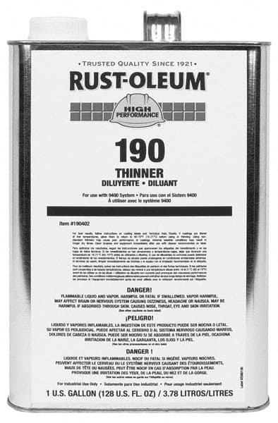 Rust-Oleum - 1 Gal Clean Up Solvent - 360 to 870 Sq Ft/Gal Coverage, <250 g/L VOC Content - Caliber Tooling