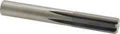 Chucking Reamer: 0.5512″ Dia, 4″ OAL, 1-1/2″ Flute Length, Straight Shank, Solid Carbide 6 Flute, RH