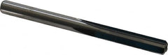 M.A. Ford - 1/4" Solid Carbide 4 Flute Chucking Reamer - Straight Flute, 0.244" Straight Shank, 1" Flute Length, 3" OAL - Caliber Tooling