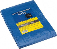 Value Collection - 20' Long x 16' Wide Polyethylene Tarp & Dust Cover - Blue - Caliber Tooling