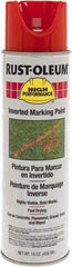 Rust-Oleum - 15 fl oz Orange Marking Paint - 300' to 350' Coverage at 1-1/2" Wide, Solvent-Based Formula - Caliber Tooling