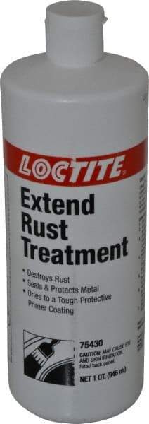 Loctite - 1 Qt Rust Treatment - 15 min Tack Free Dry Time, 30 min Recoat Dry Time, 24 hr Full Dry Time - Caliber Tooling