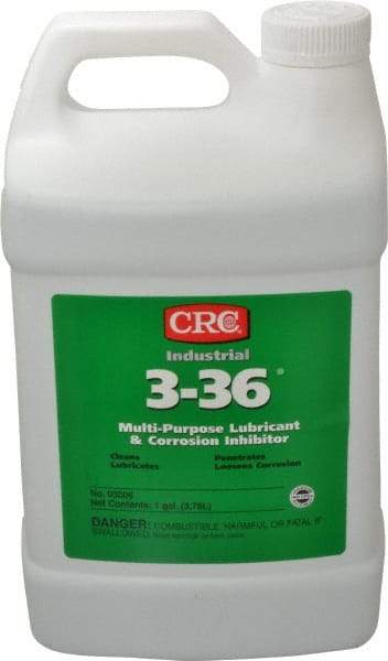 CRC - 1 Gal Bottle Nondrying Film Penetrant/Lubricant - Blue/Green & Clear, -50°F to 250°F, Food Grade - Caliber Tooling