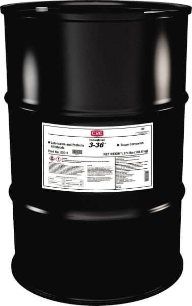 CRC - 55 Gal Drum Nondrying Film Penetrant/Lubricant - Blue/Green & Clear, -50°F to 250°F, Food Grade - Caliber Tooling