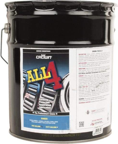 Crown - 5 Gal Pail Penetrant/Lubricant - Light Amber, 40°F to 110°F - Caliber Tooling