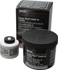 Devcon - 4 Lb Pail Two Part Epoxy - 45 min Working Time, Series Plastic Steel - Caliber Tooling