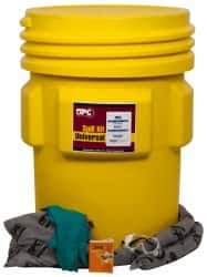 Brady SPC Sorbents - 75 Gal Capacity Universal Spill Kit - 95 Gal Overpack Container - Caliber Tooling