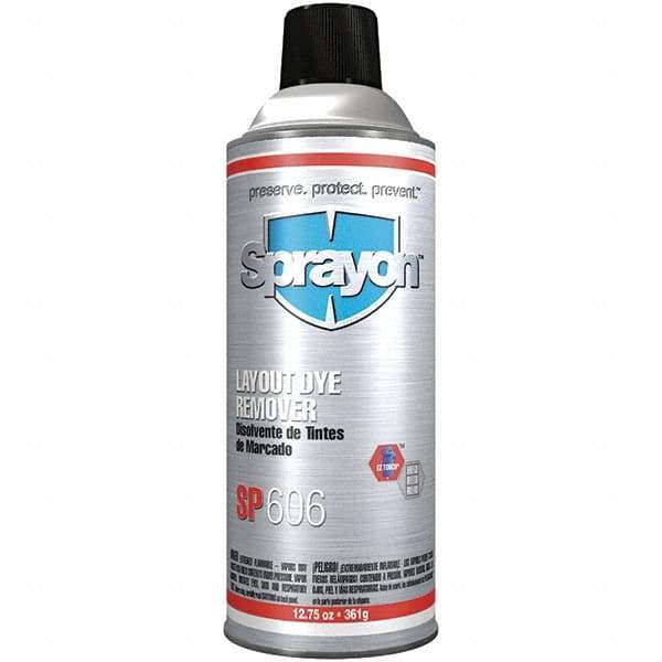 Sprayon - Layout Fluid Remover - 16 Ounce Aerosol Can, 12-3/4 Ounce Net Fill - Caliber Tooling